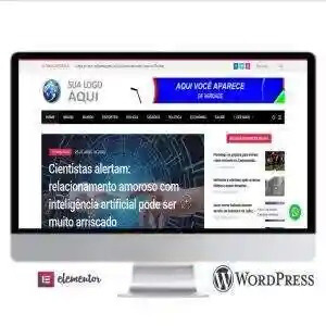Portal Noticias Automáticas Moderno - COD-7797