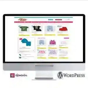 Loja Virtual Produtos Infantis - Elementor - WordPress - COD-8527