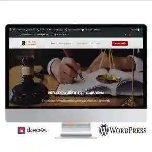 Site Completo Para Advogados  Elementor + Wordpress- COD-7559