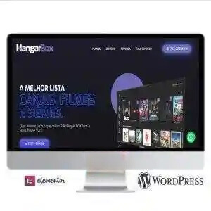 IPTV Landing page- WorPress - COD-9844