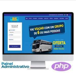 Fretamento Transporte Ônibus em PHP- COD-1040