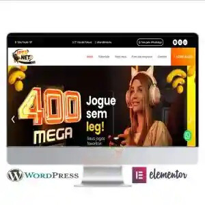 Site Provedor de Internet WordPress - COD-INTER-5234