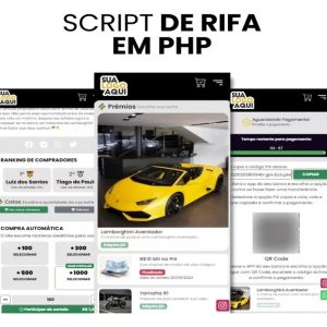 Site Rifa em Php Laravel - 1 Milhão de Números e Afiliados COD 940