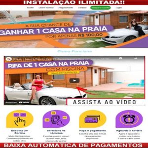 Script Rifa Online Wordpress + Baixa Automatica + Comissao COD 950