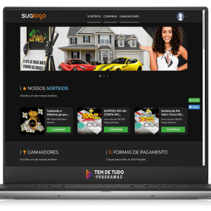Site de Rifas com Fazendinha Pix dinâmico QR Code e Baixa Automática COD 947