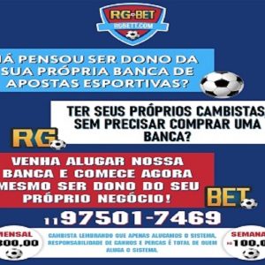 Sistema Banca de Apostas e Apostas Online (Assinatura Mensal) COD 970