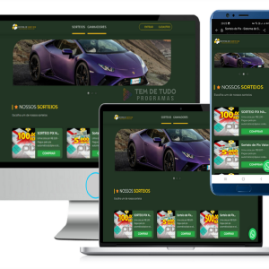 Site de Rifas com Pix dinâmico QR Code e Baixa Automática de pagamentos COD 948